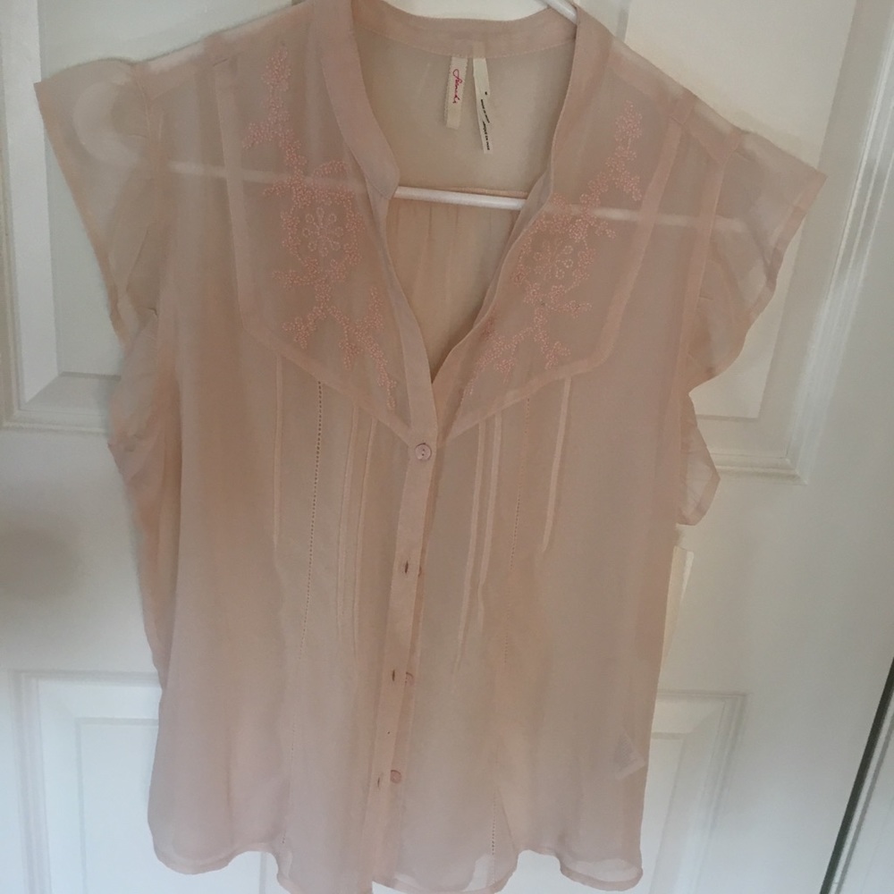 Pink peach Blouse